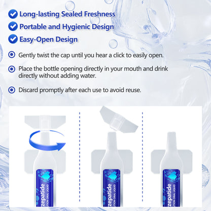 FDA Certified | Bnodo® Tirzepatide Oral Solution—Addresses issues such as overweight, diabetes, and cardiovascular problems. Take once daily, effective in 7 days.