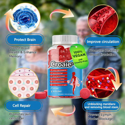 Official Store 🇬🇧 | Croaie® GLP-1 Fat Burning Gummies (Just one daily, see results in 7 days) for losing body fat, cardiovascular health, diabetes, sleep apnea, gut health, joint problems, and more.