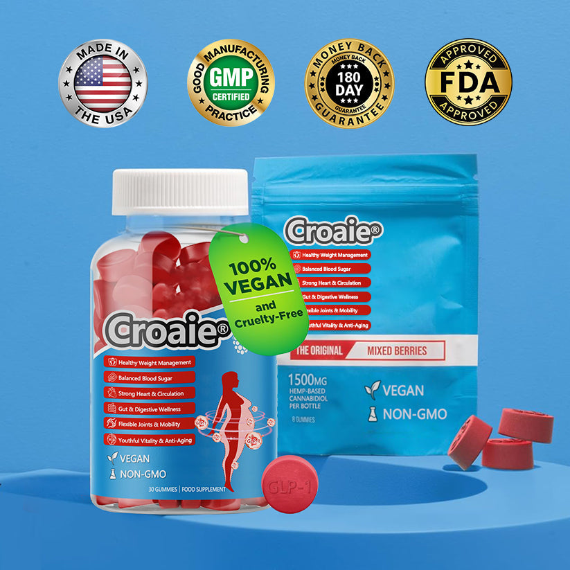 Official Store 🇬🇧 | Croaie® GLP-1 Fat Burning Gummies (Just one daily, see results in 7 days) for losing body fat, cardiovascular health, diabetes, sleep apnea, gut health, joint problems, and more.
