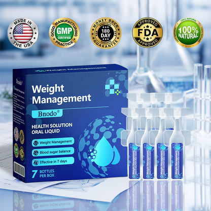 FDA Certified | Bnodo® Weight Management Oral Solution – Effectively addresses issues such as overweight, diabetes, and cardiovascular disease. ✅