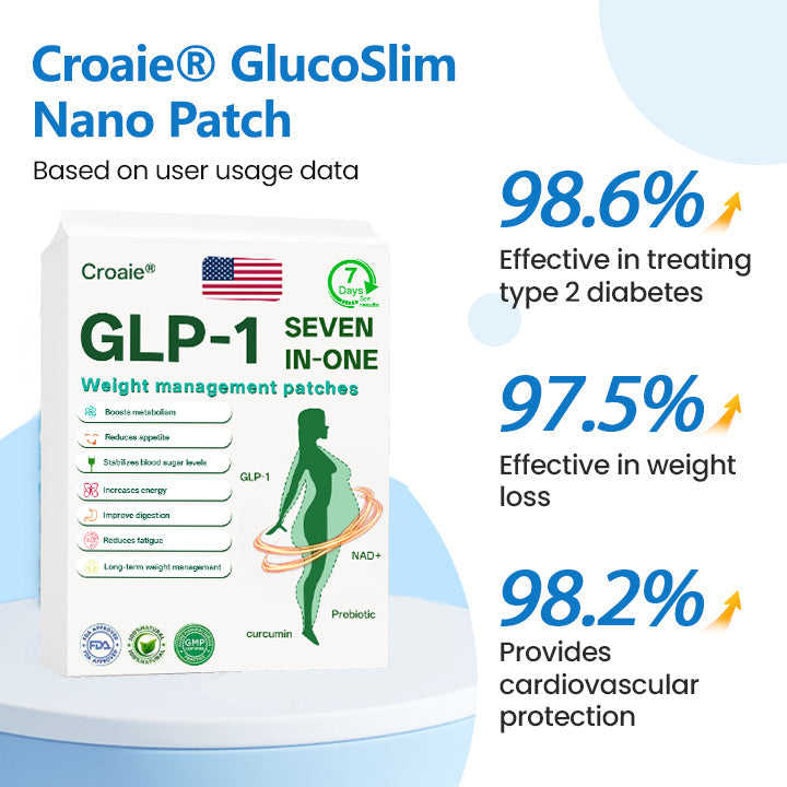 [See results in 7 days] Croaie® Nano Patch — Painless, Long-Lasting Relief for Diabetes, Obesity & Heart Health