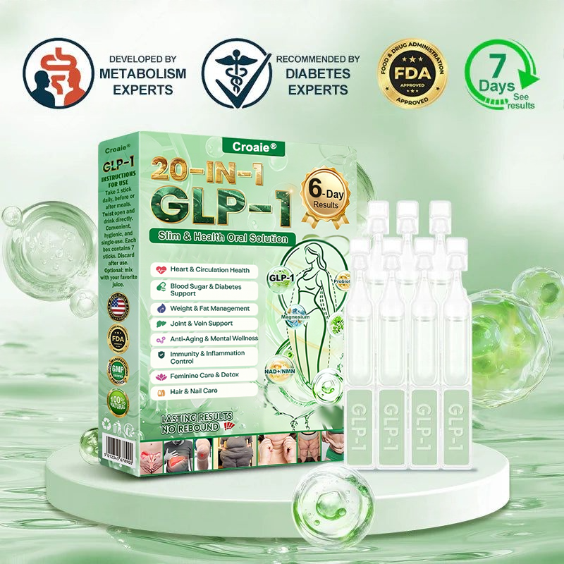 🔥New Arrival | Croaie® 𝗚𝗟𝗣-𝟭 𝟐𝟎-𝐢𝐧-𝟏 𝐒𝐥𝐢𝐦& 𝑯𝒆𝒂𝒍𝒕𝒉𝐲 𝑶𝒓𝒂𝒍 𝑺𝒐𝒍𝒖𝒕𝒊𝒐𝒏 𝑂𝑛𝑐𝑒 𝑎 𝑑𝑎𝑦, 𝑣𝑖𝑠𝑖𝑏𝑙𝑒 𝑟𝑒𝑠𝑢𝑙𝑡𝑠 𝑖𝑛 7 𝑑𝑎𝑦𝑠  ✅ 𝗦𝘂𝗽𝗽𝗼𝗿𝘁𝘀 𝗼𝗯𝗲𝘀𝗶𝘁𝘆, 𝗰𝗮𝗿𝗱𝗶𝗼𝘃𝗮𝘀𝗰𝘂𝗹𝗮𝗿 𝗵𝗲𝗮𝗹𝘁𝗵, 𝗱𝗶𝗮𝗯𝗲𝘁𝗲𝘀, 𝘀𝗹𝗲𝗲𝗽 𝗮𝗽𝗻𝗲𝗮, 𝗴𝘂𝘁 𝗵𝗲𝗮𝗹𝘁𝗵, 𝗷𝗼𝗶𝗻𝘁 𝗶𝘀𝘀𝘂𝗲𝘀, 𝐰𝐡𝐢𝐥𝐞 𝐚𝐥𝐬𝐨 𝐟𝐢𝐫𝐦𝐢𝐧𝐠 𝐭𝐡𝐞 𝐬𝐤𝐢𝐧 𝐚𝐧𝐝 𝐛𝐨𝐨𝐬𝐭𝐢𝐧𝐠 𝐞𝐧𝐞𝐫𝐠𝐲.🎁