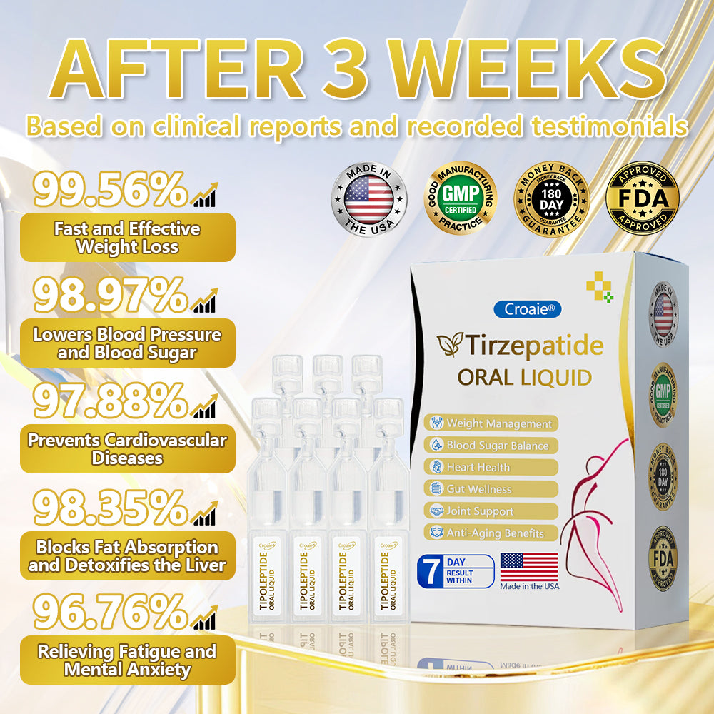 FDA Certified | Official US Store —  Tirzepatide Oral Solution, a dual-action weight loss solution containing GIP and GLP-1, one bottle daily, visible results in 7 days 🎉