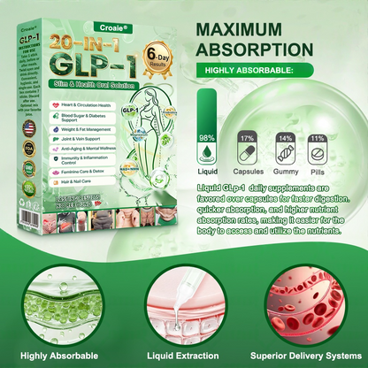 🔥New Arrival | Croaie® 𝗚𝗟𝗣-𝟭 𝟐𝟎-𝐢𝐧-𝟏 𝐒𝐥𝐢𝐦& 𝑯𝒆𝒂𝒍𝒕𝒉𝐲 𝑶𝒓𝒂𝒍 𝑺𝒐𝒍𝒖𝒕𝒊𝒐𝒏 𝑂𝑛𝑐𝑒 𝑎 𝑑𝑎𝑦, 𝑣𝑖𝑠𝑖𝑏𝑙𝑒 𝑟𝑒𝑠𝑢𝑙𝑡𝑠 𝑖𝑛 7 𝑑𝑎𝑦𝑠  ✅ 𝗦𝘂𝗽𝗽𝗼𝗿𝘁𝘀 𝗼𝗯𝗲𝘀𝗶𝘁𝘆, 𝗰𝗮𝗿𝗱𝗶𝗼𝘃𝗮𝘀𝗰𝘂𝗹𝗮𝗿 𝗵𝗲𝗮𝗹𝘁𝗵, 𝗱𝗶𝗮𝗯𝗲𝘁𝗲𝘀, 𝘀𝗹𝗲𝗲𝗽 𝗮𝗽𝗻𝗲𝗮, 𝗴𝘂𝘁 𝗵𝗲𝗮𝗹𝘁𝗵, 𝗷𝗼𝗶𝗻𝘁 𝗶𝘀𝘀𝘂𝗲𝘀, 𝐰𝐡𝐢𝐥𝐞 𝐚𝐥𝐬𝐨 𝐟𝐢𝐫𝐦𝐢𝐧𝐠 𝐭𝐡𝐞 𝐬𝐤𝐢𝐧 𝐚𝐧𝐝 𝐛𝐨𝐨𝐬𝐭𝐢𝐧𝐠 𝐞𝐧𝐞𝐫𝐠𝐲.🎁