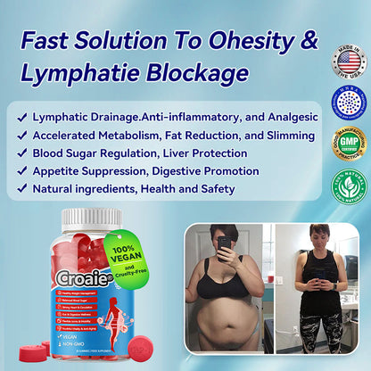 Official Store 🇬🇧 | Croaie® GLP-1 Fat Burning Gummies (Just one daily, see results in 7 days) for losing body fat, cardiovascular health, diabetes, sleep apnea, gut health, joint problems, and more.